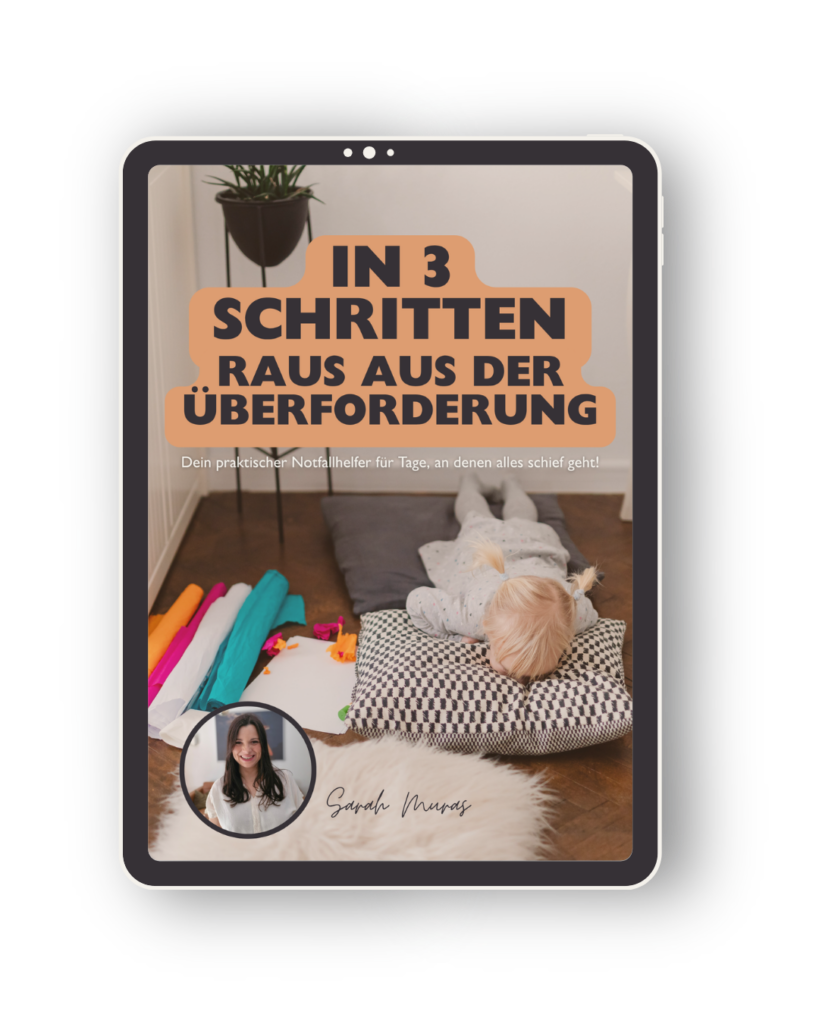 Vorschau des E-Books "In 3 Schritten raus aus der Überforderung - Dein praktischer Notfallhelfer für Tage, an denen alles schief geht"